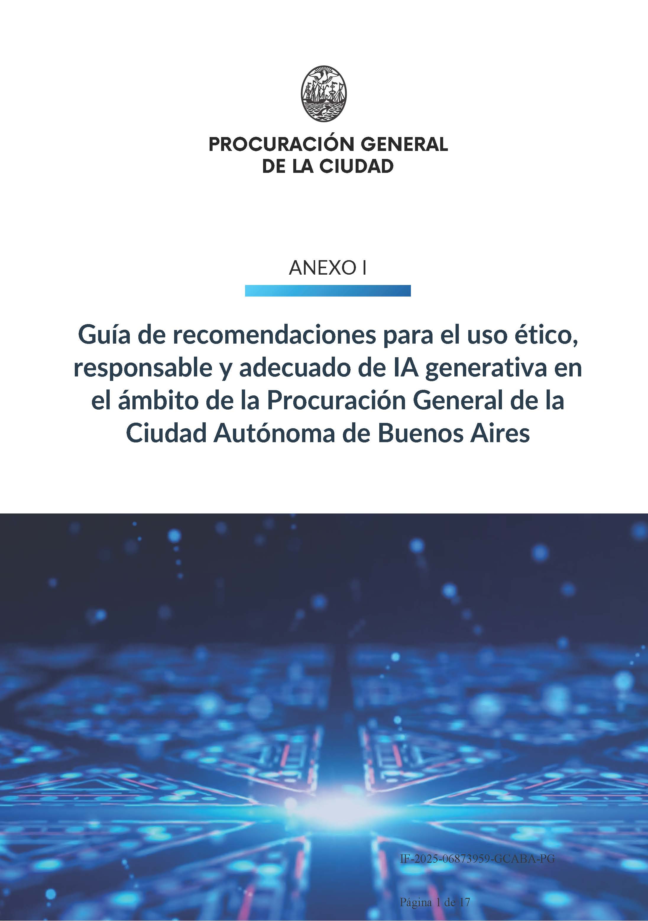 Guía de recomendaciones para el uso ético, responsable y adecuado de IA generativa